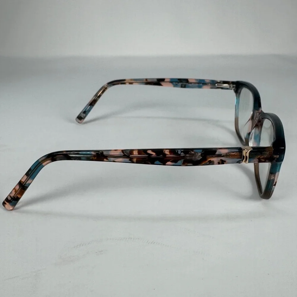 JONES‎ NEW YORK VJON786 Teal Havana Tortoise Eyeglasses Frames Only 51 16 135